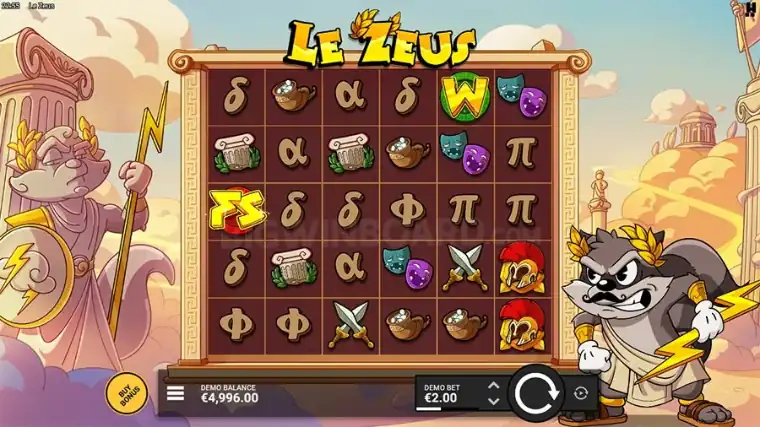 Механики игры Le Zeus от Hacksaw Gaming